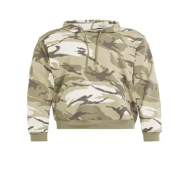 ADIDAS Herren Hoodie Seasonal Essentials Camouflage olive